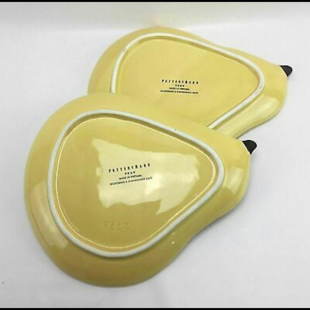 Set/12 Vintage Two tone Pottery Barn appetizer / dessert / serving dishes - Picture 2 of 5